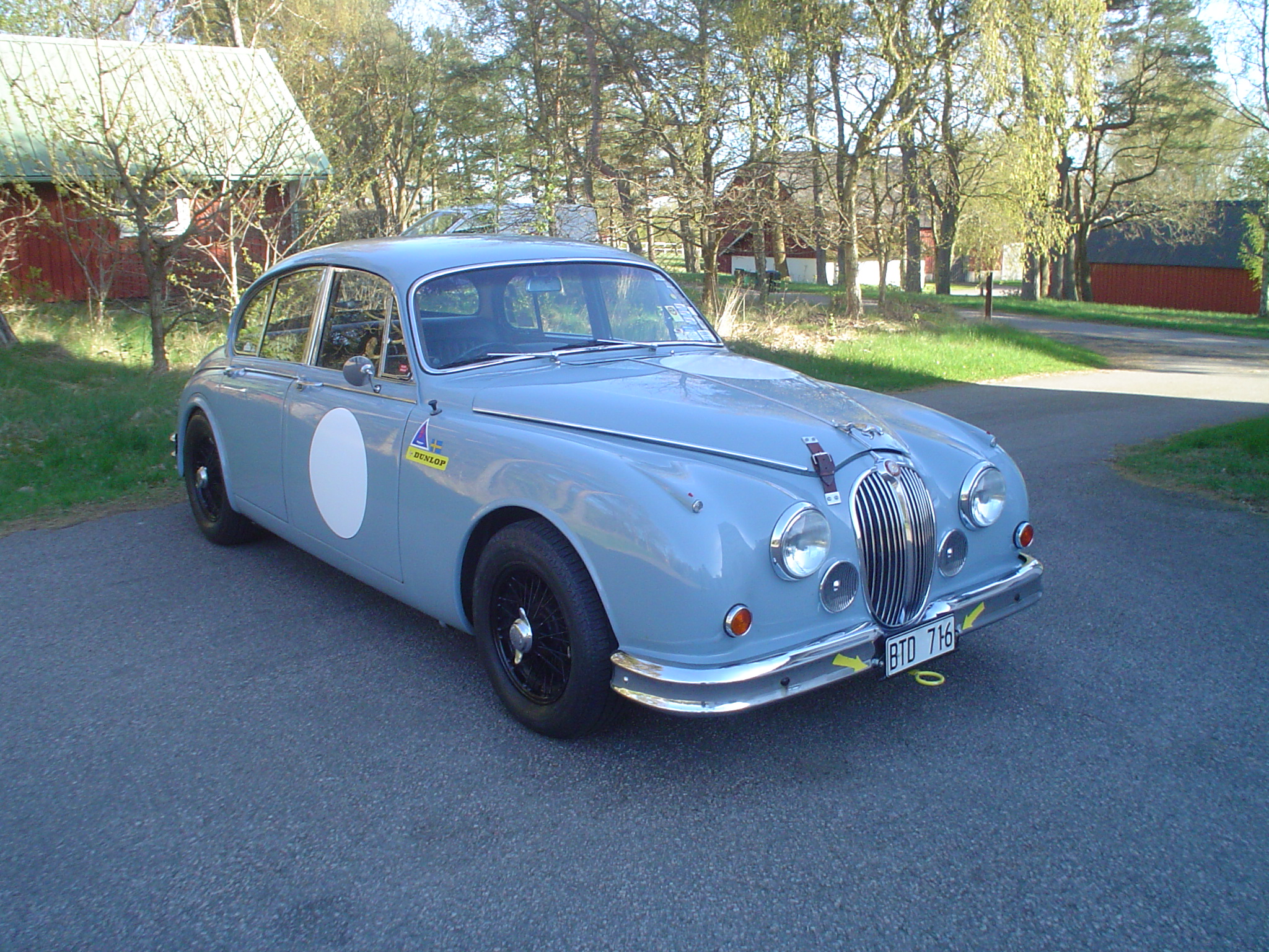 Jaguar MK2 snett framifrån höger